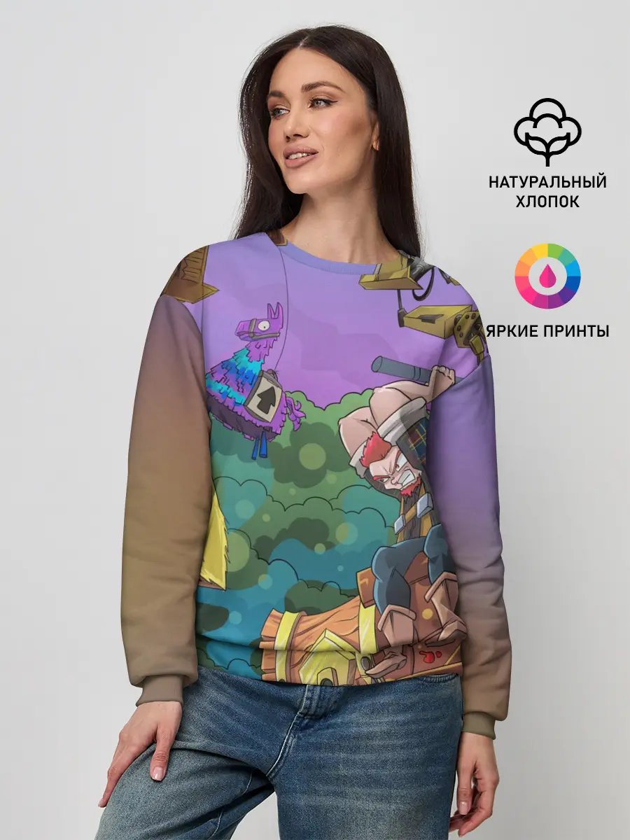 Женский свитшот / Fortnite