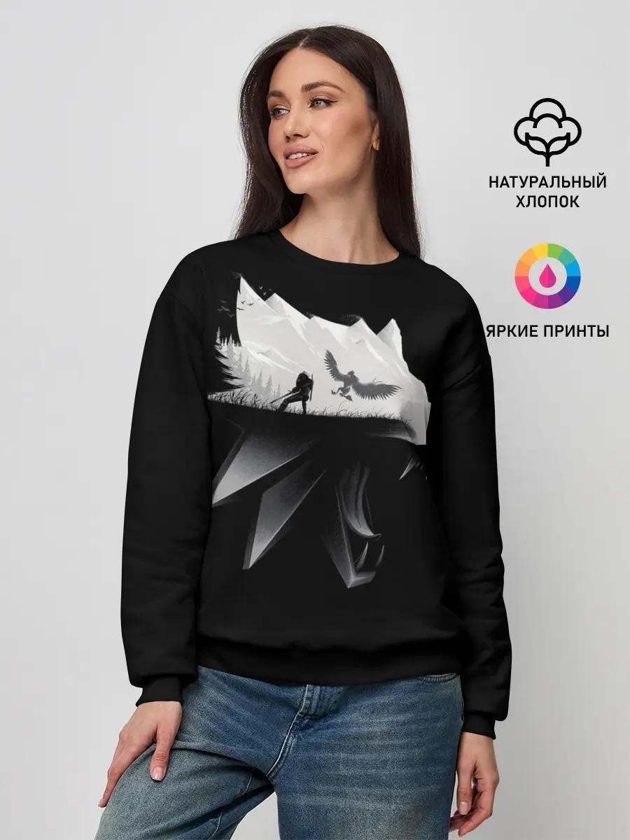 Женский свитшот / Волк