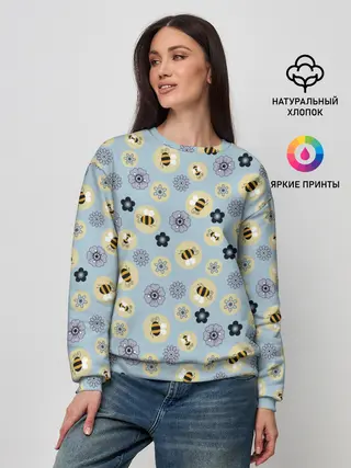 Женский свитшот / Пчелки