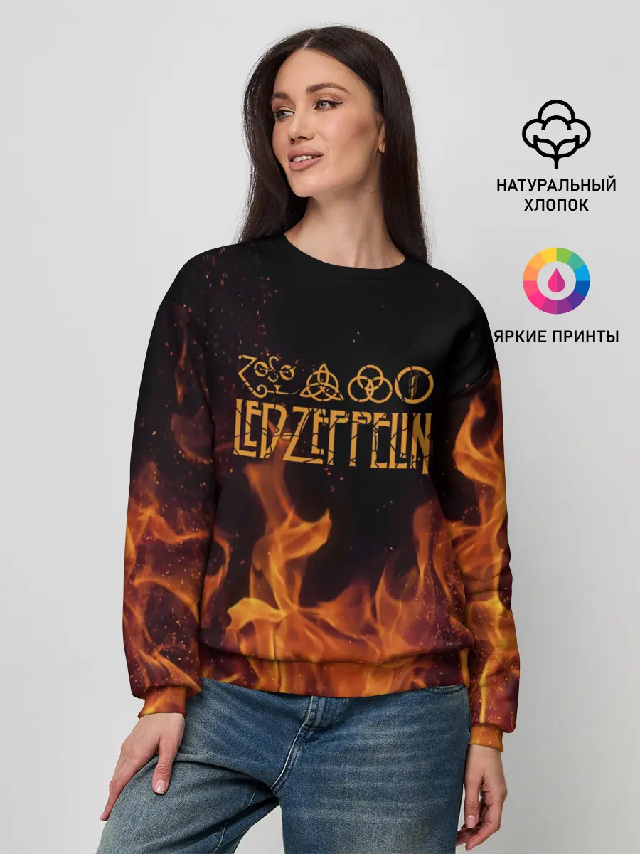 Женский свитшот / led zeppelin