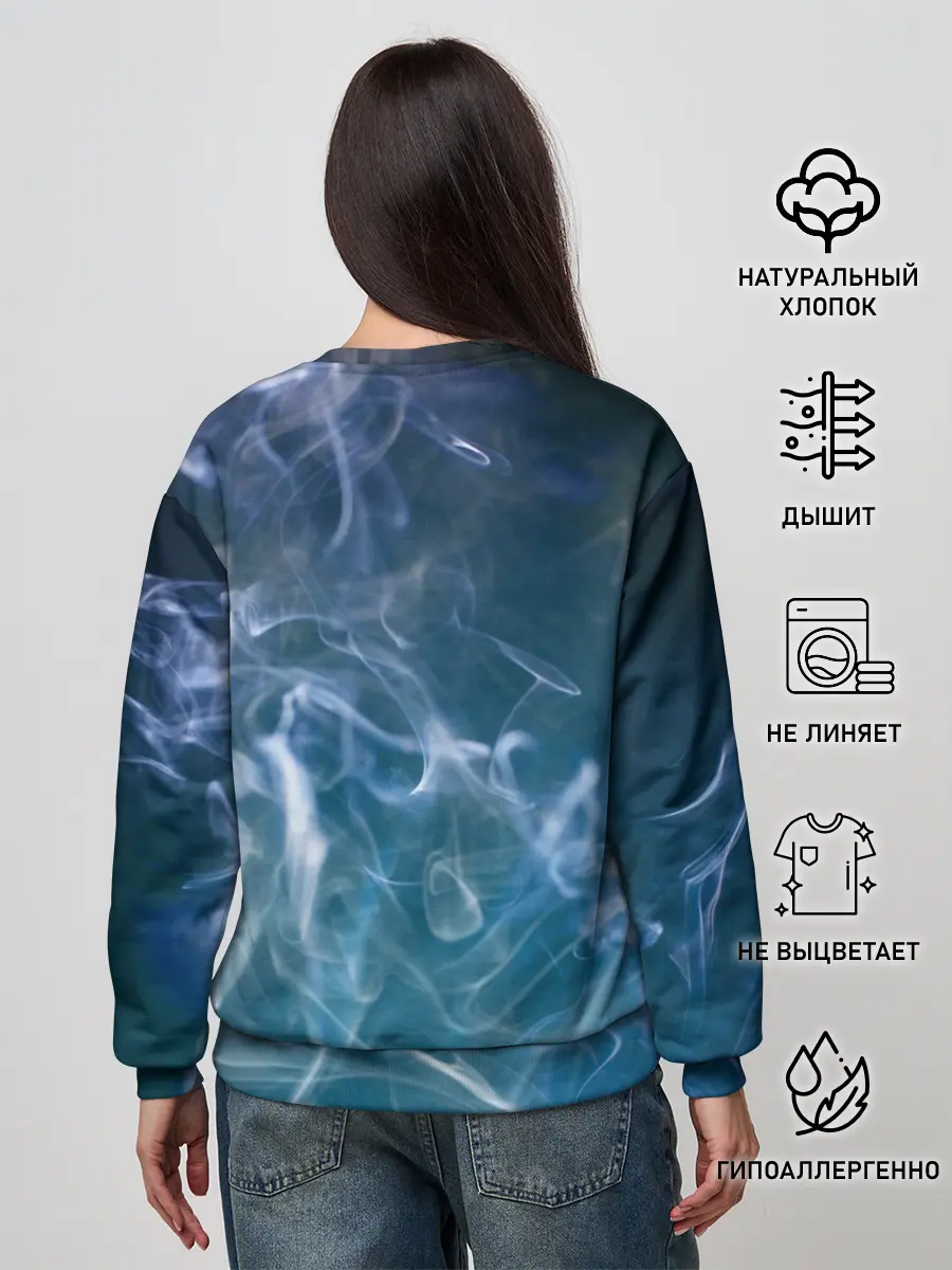 Женский свитшот / Луна