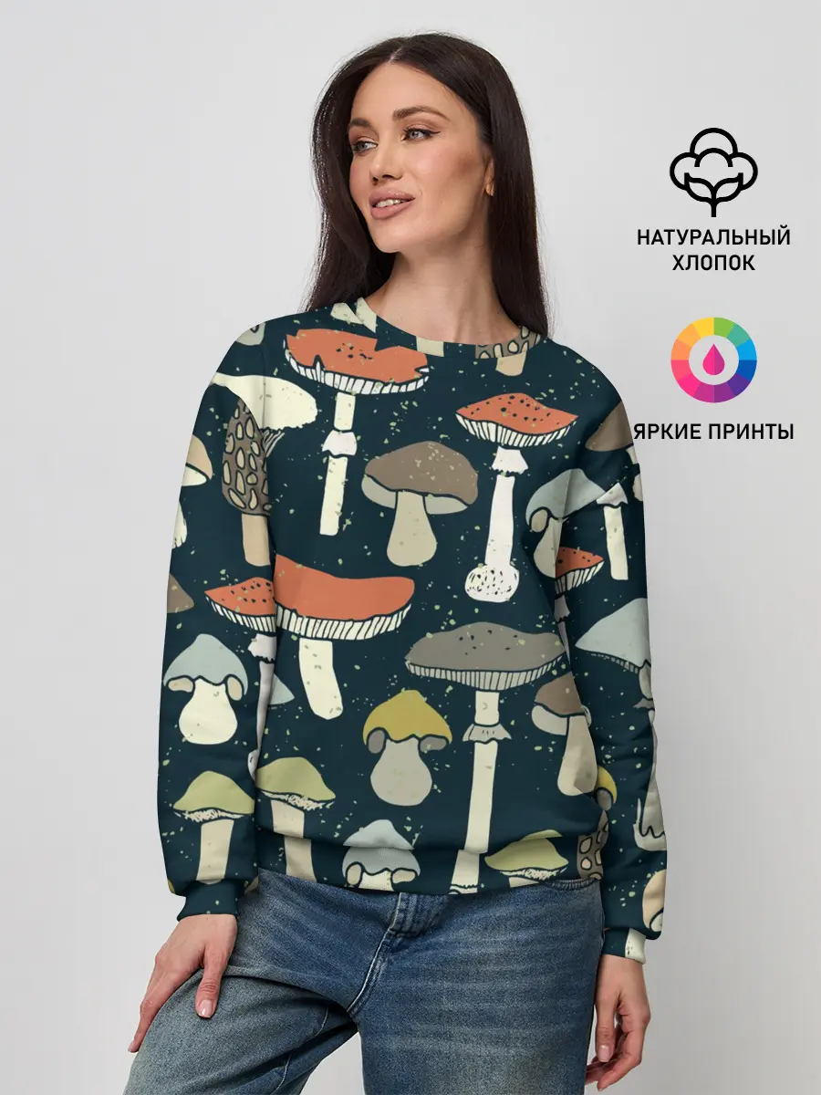 Женский свитшот / Загадочный лес