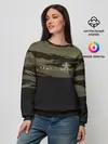 Женский свитшот / Камуфляж ВКС РФ