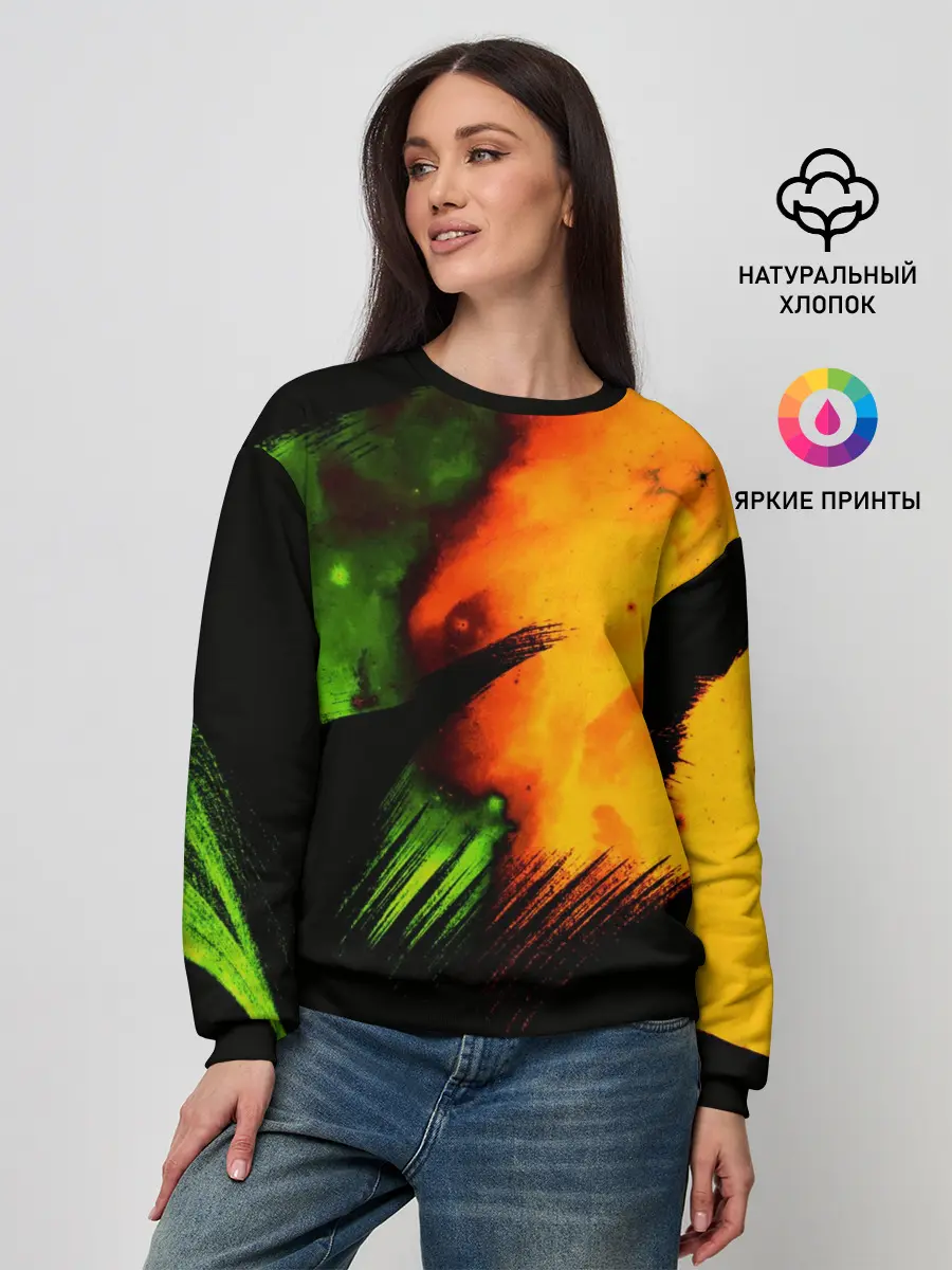 Женский свитшот / Космос