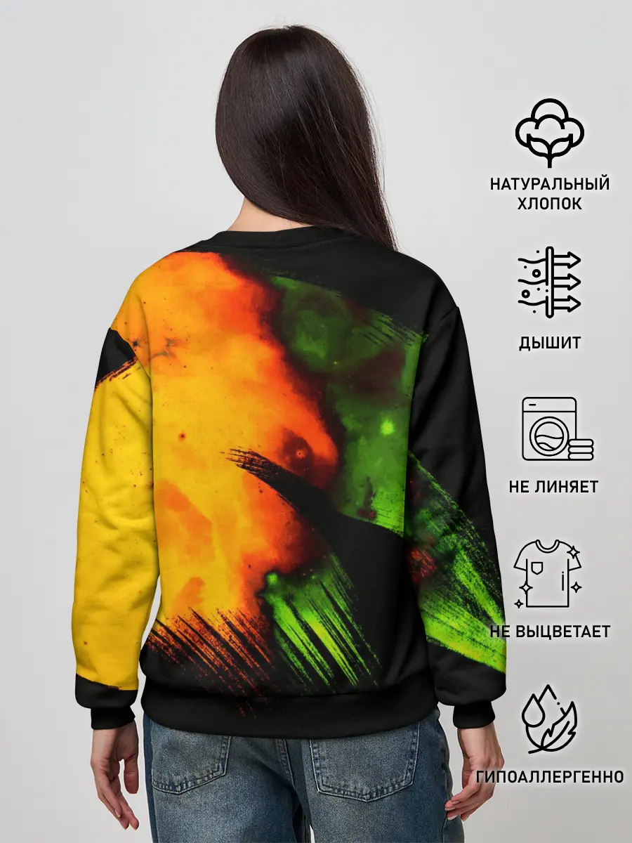 Женский свитшот / Космос