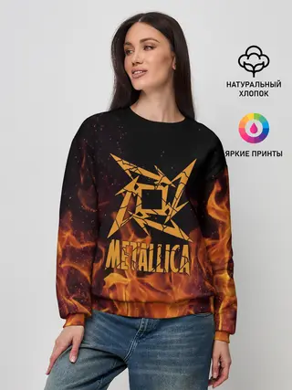 Женский свитшот / Metallica