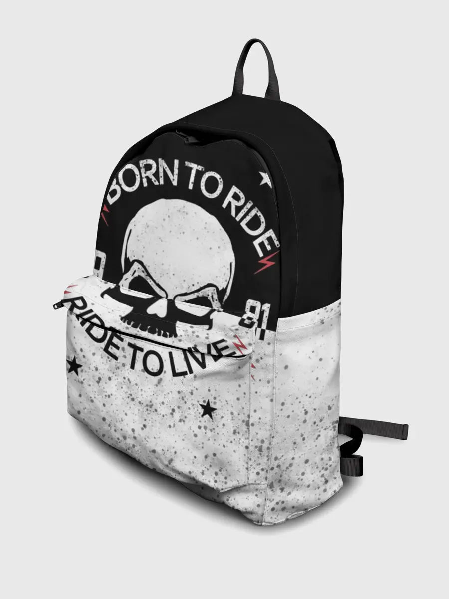 Рюкзак джинсовый / Born to Ride - Ride to Live