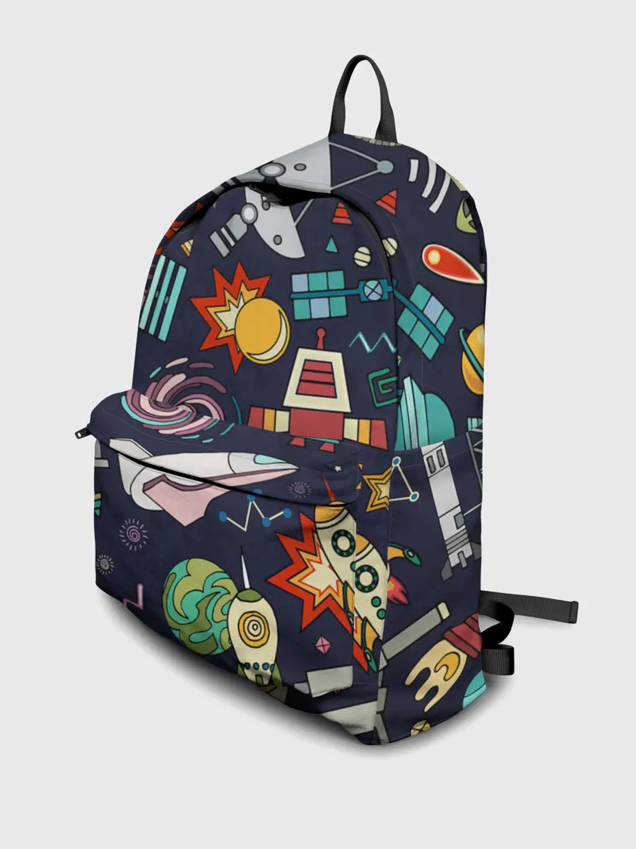 Рюкзак джинсовый / Космос