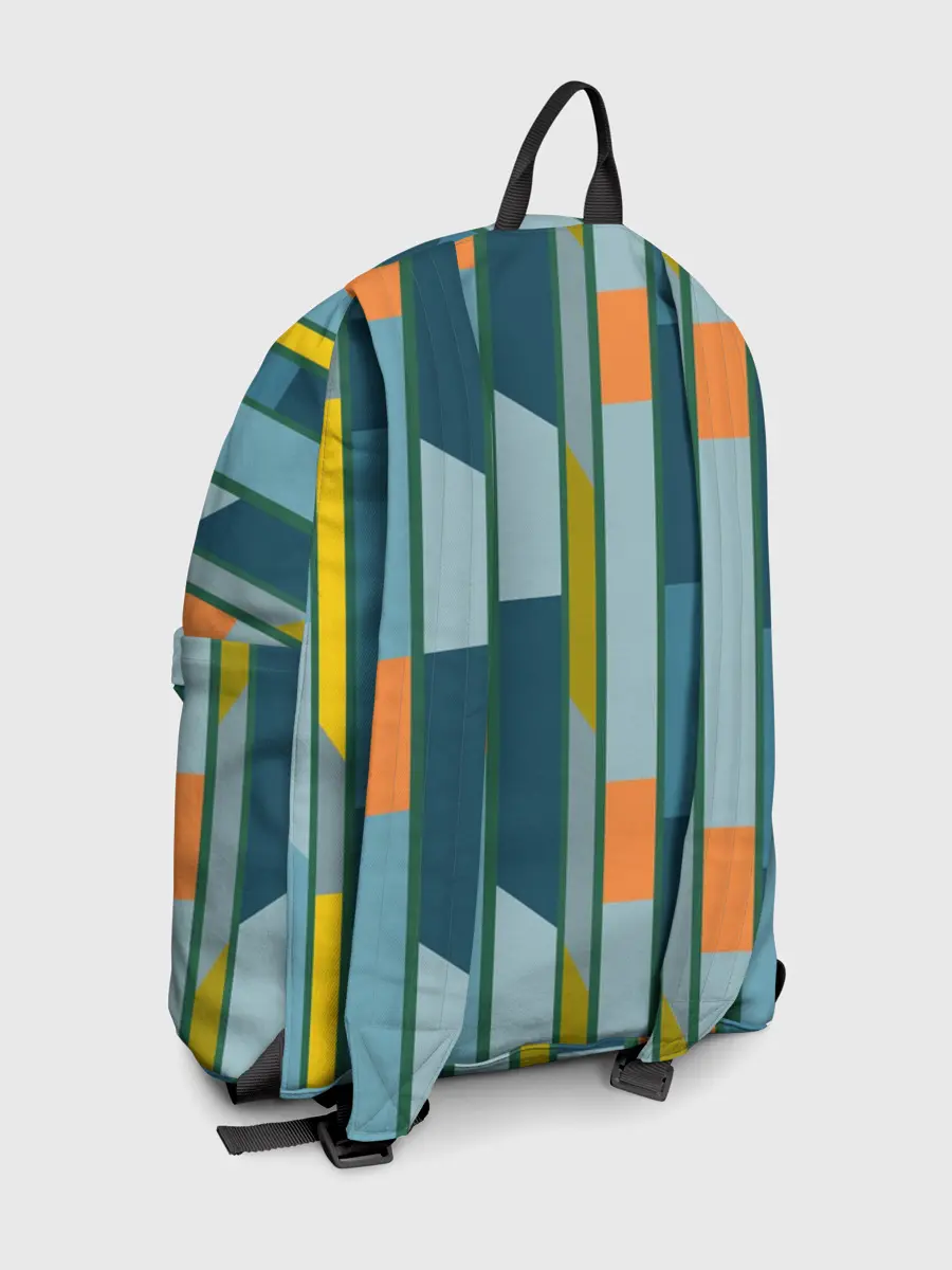 Рюкзак джинсовый / Абстракция в стиле модерн