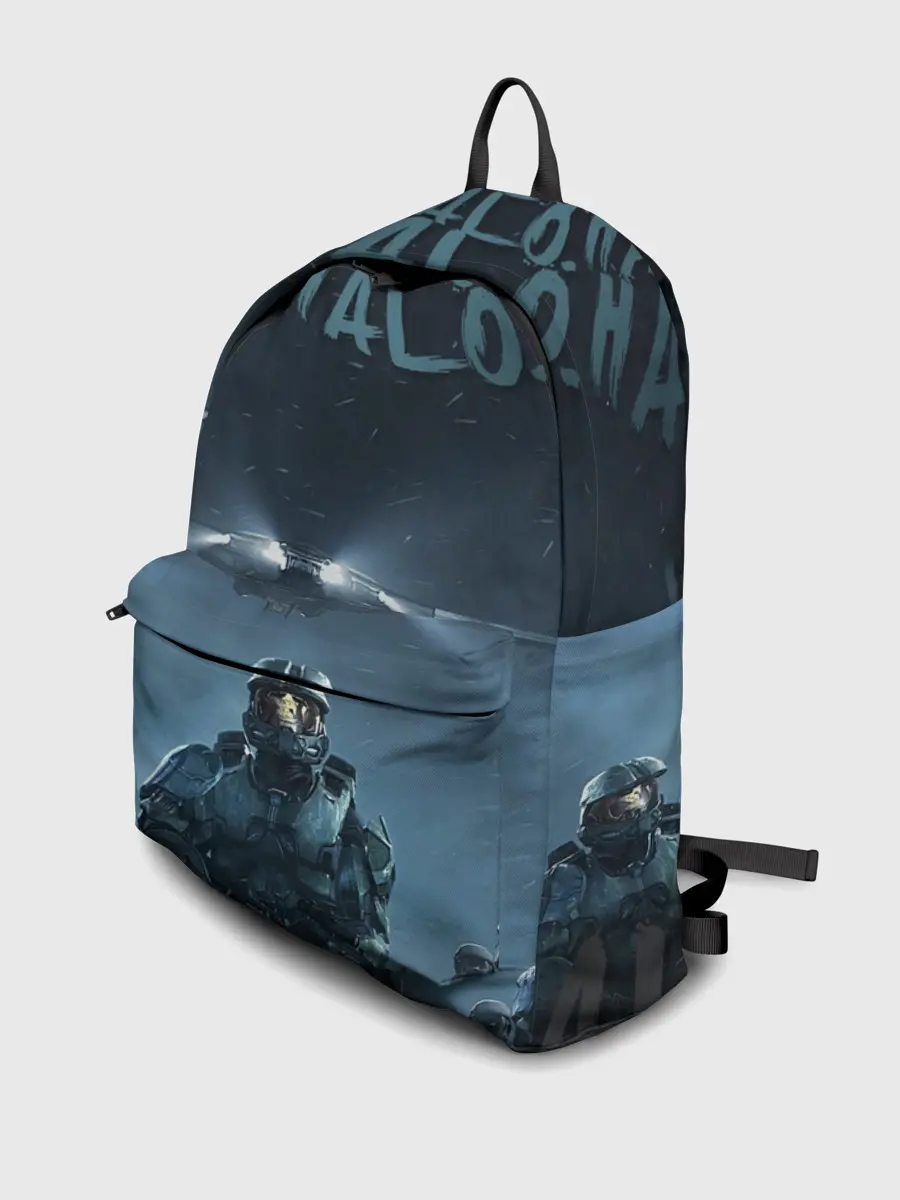 Рюкзак джинсовый / Halo calligraphy