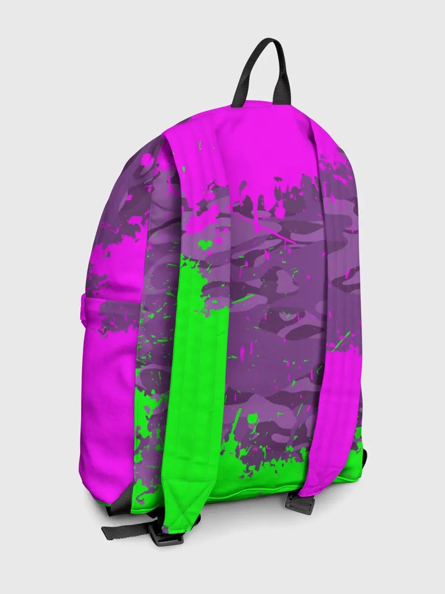 Рюкзак джинсовый / 3D Neon Monkey