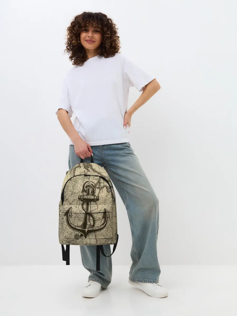 Рюкзак джинсовый / Морская Карта