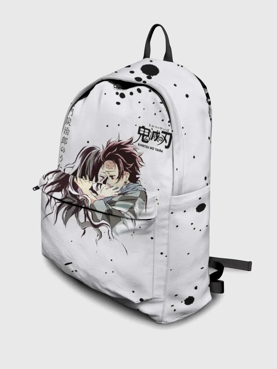 Рюкзак джинсовый / Танджиро и Незуко Камадо