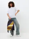 Рюкзак джинсовый / 3D luxury золото
