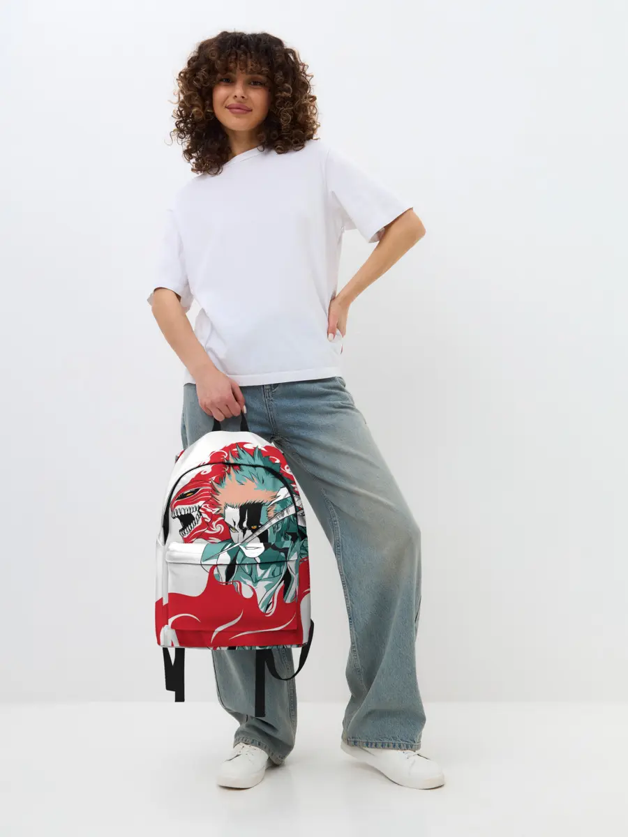 Рюкзак джинсовый / ИЧИГО ДЕМОН | BLEACH | БЛИЧ