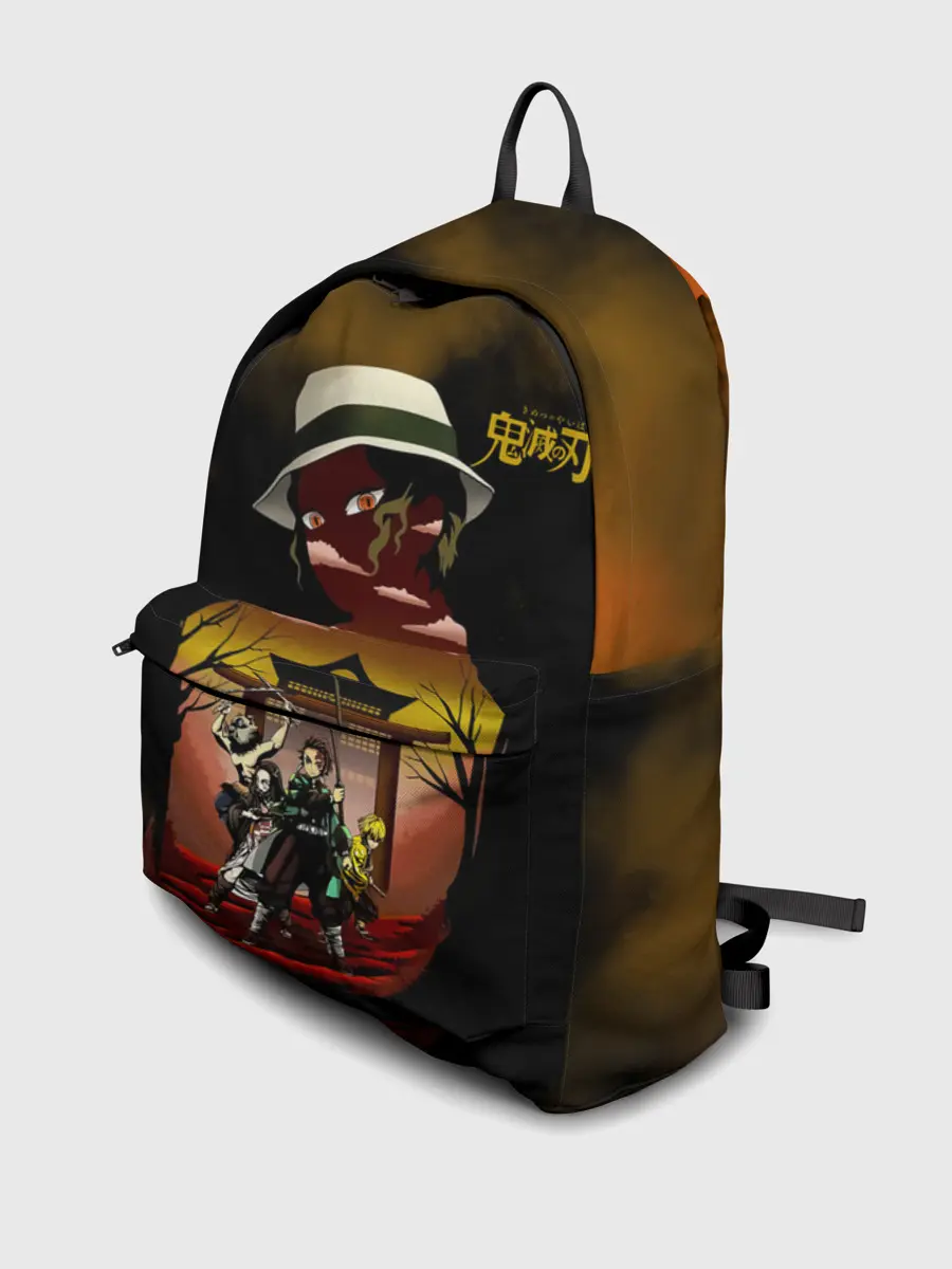 Рюкзак джинсовый / ГЕРОИ Клинок, рассекающий демонов