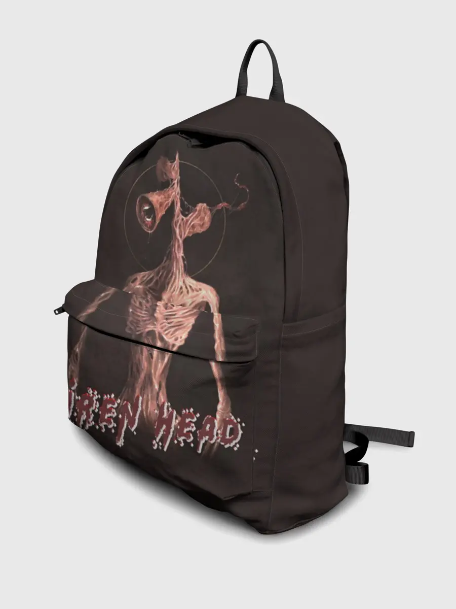 Рюкзак джинсовый / Siren Head Надпись