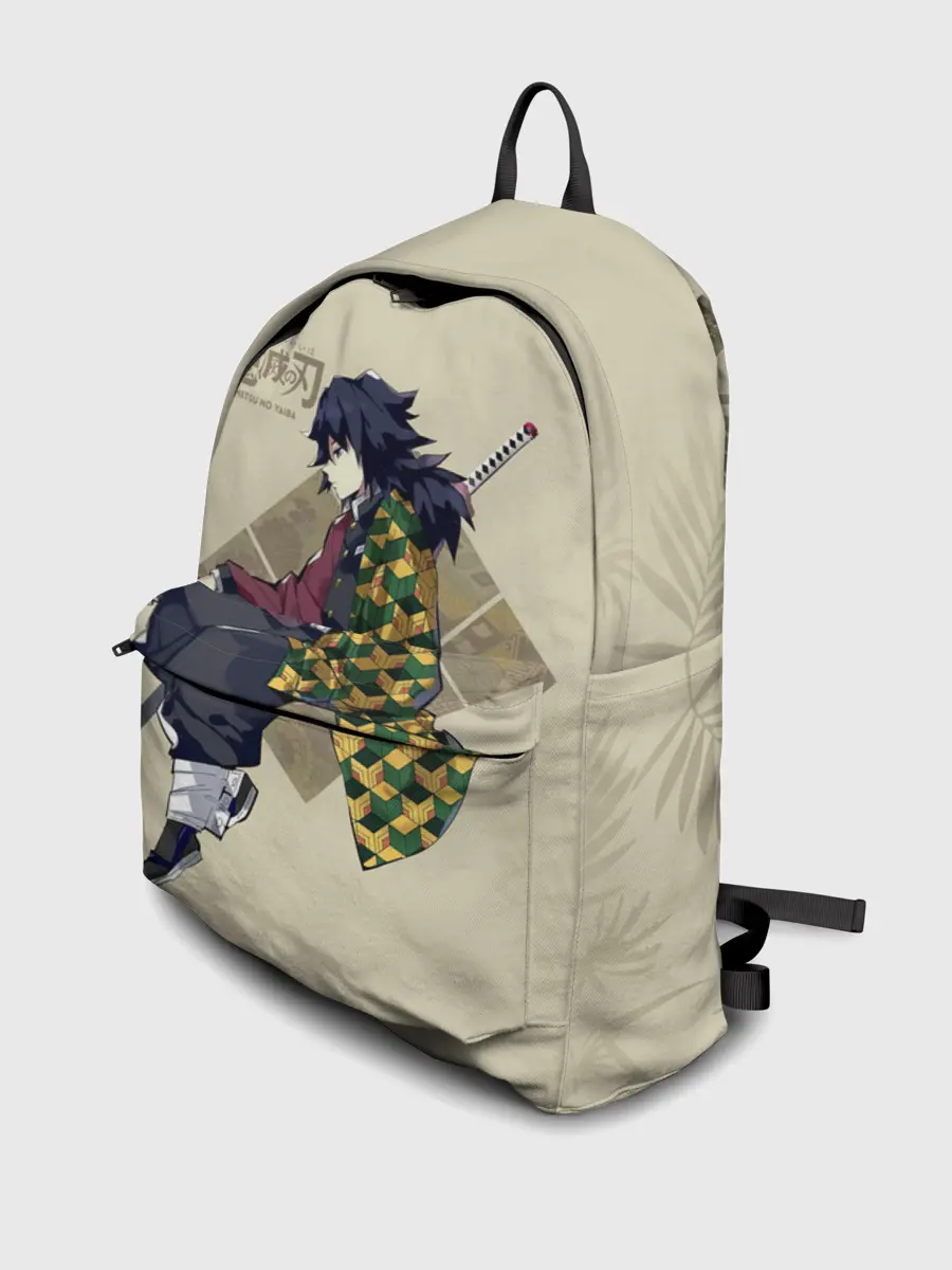 Рюкзак джинсовый / Гию Томиока Kimetsu no Yaiba