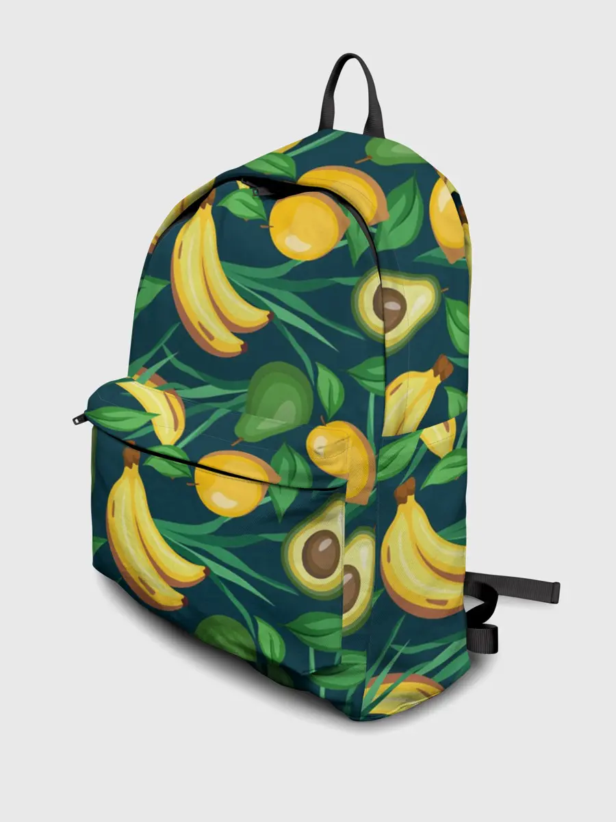 Рюкзак джинсовый / Фрукты