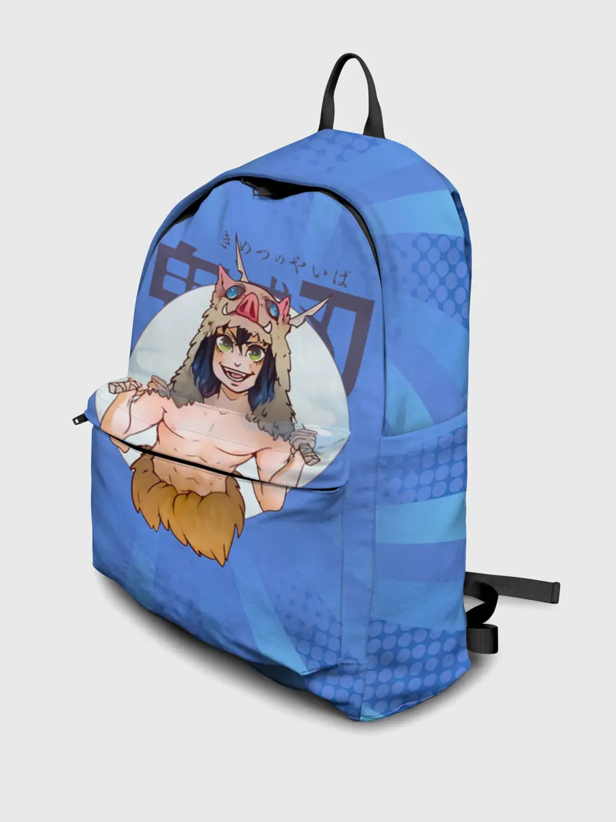 Рюкзак джинсовый / Иноске Хашибира Kimetsu no Yaiba