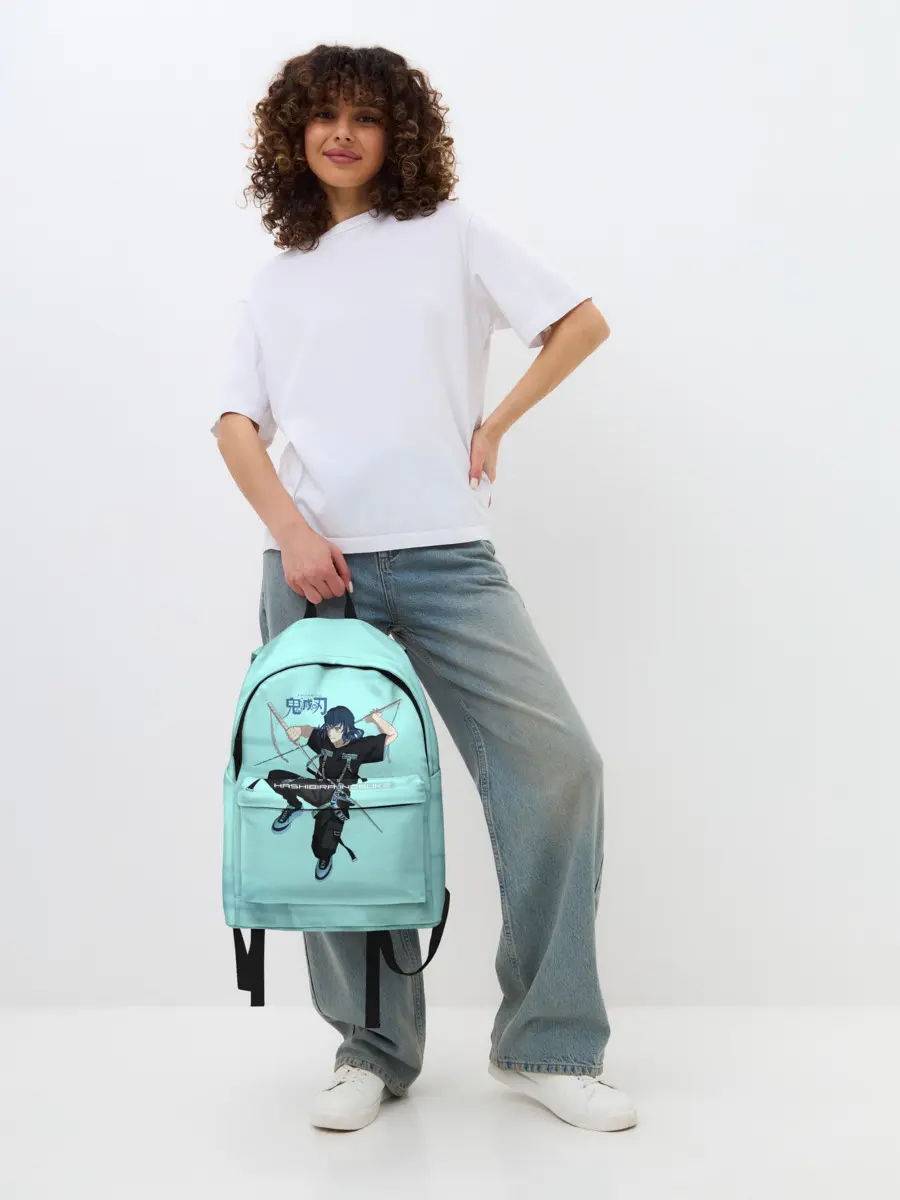 Рюкзак джинсовый / Hashibira Inosuke Kimetsu no Yaiba