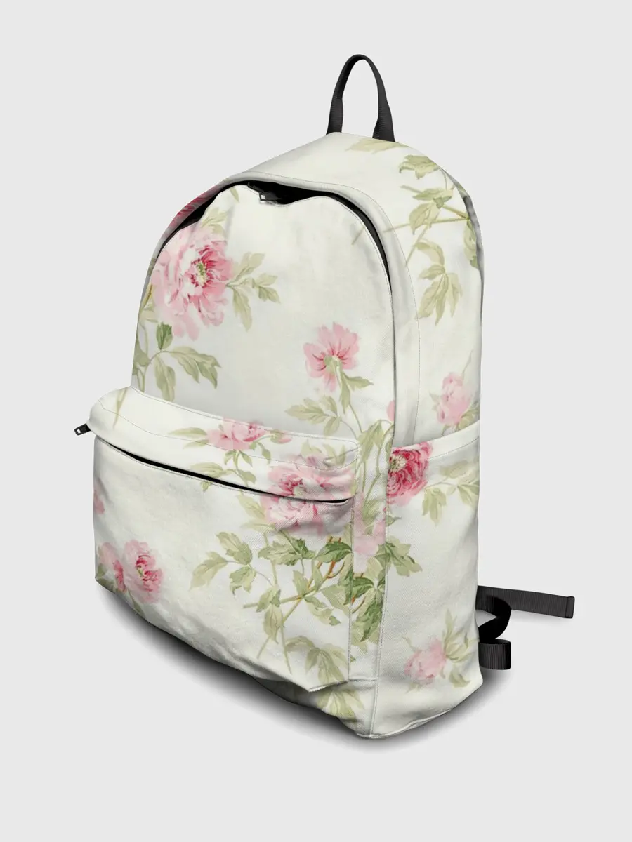 Рюкзак джинсовый / Розовые розы