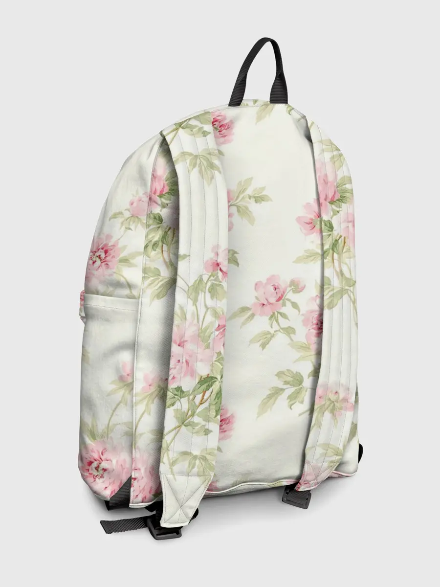 Рюкзак джинсовый / Розовые розы