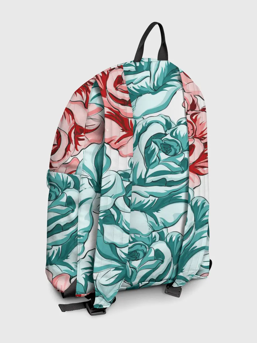 Рюкзак джинсовый / Розы