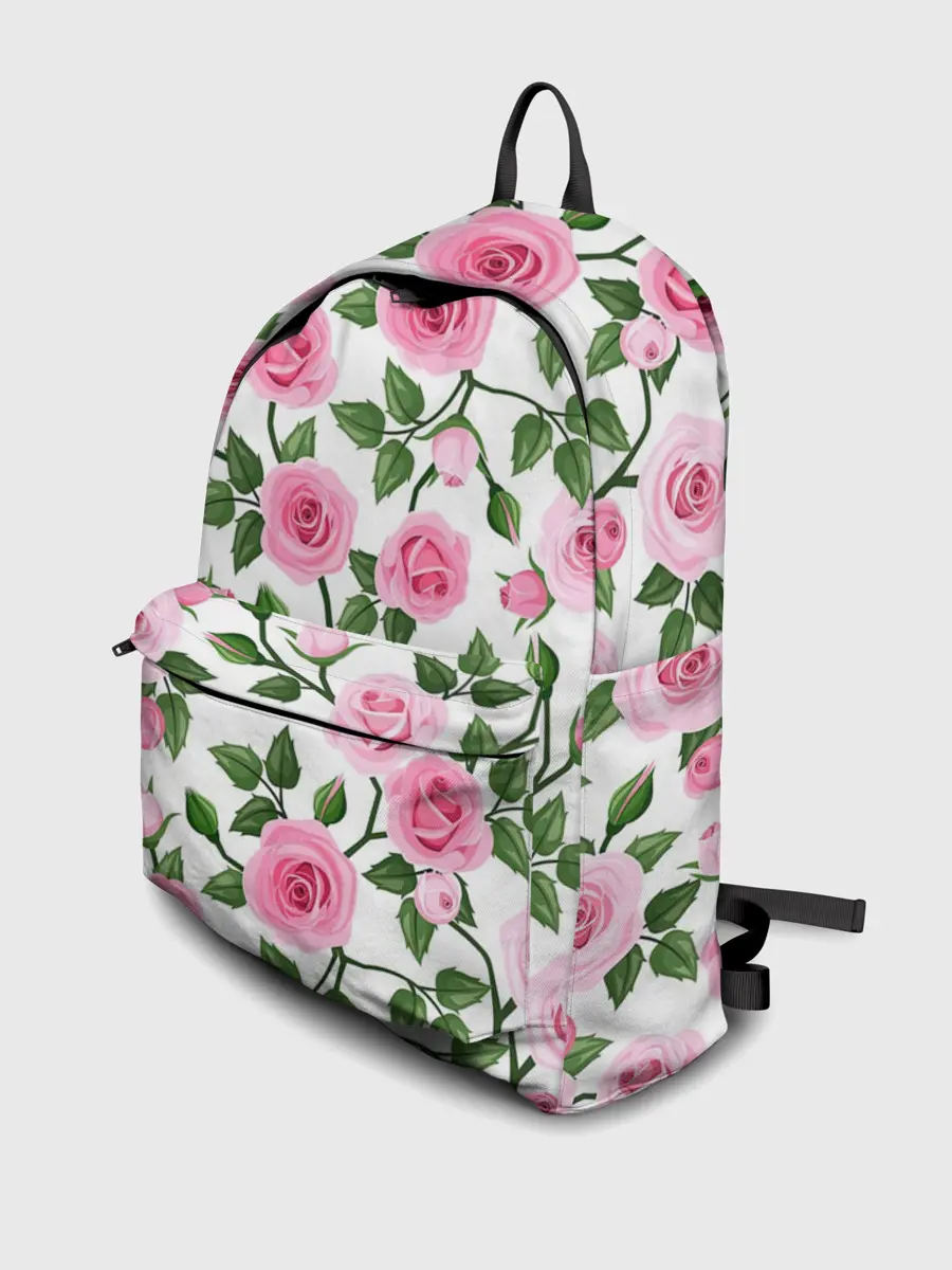 Рюкзак джинсовый / Розы