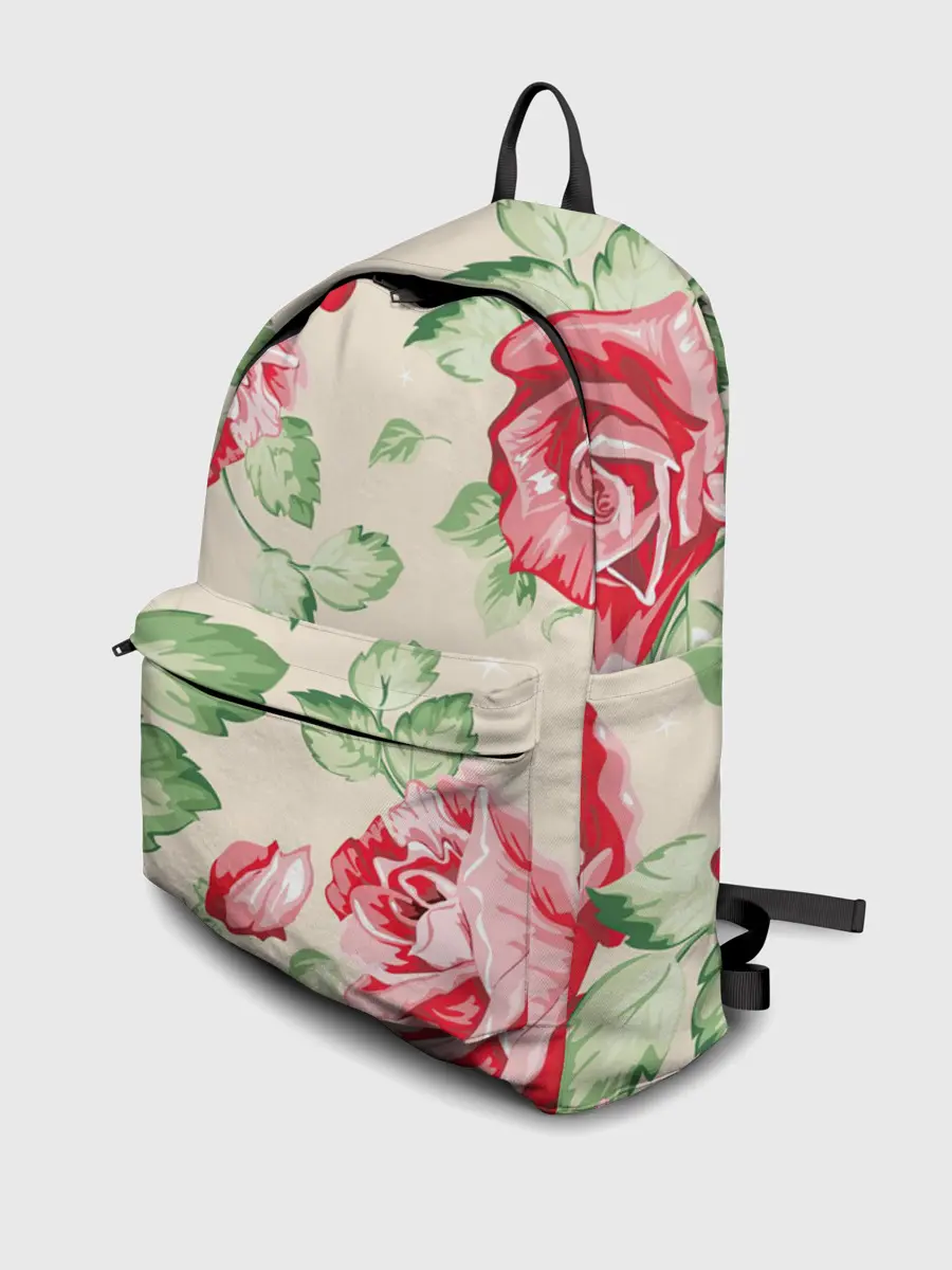 Рюкзак джинсовый / Розы