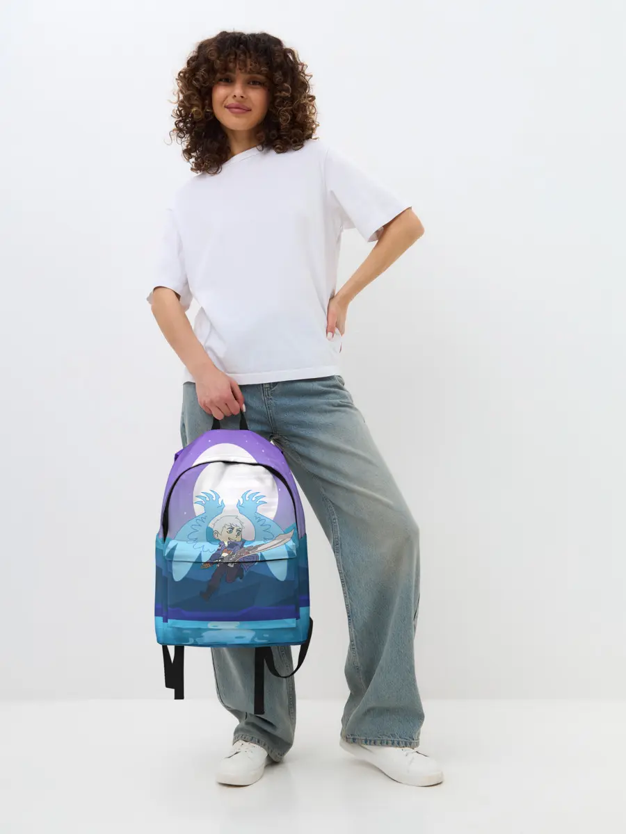 Рюкзак джинсовый / Nero anime