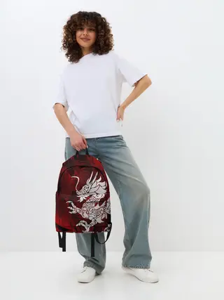 Рюкзак джинсовый / Chinese Dragon
