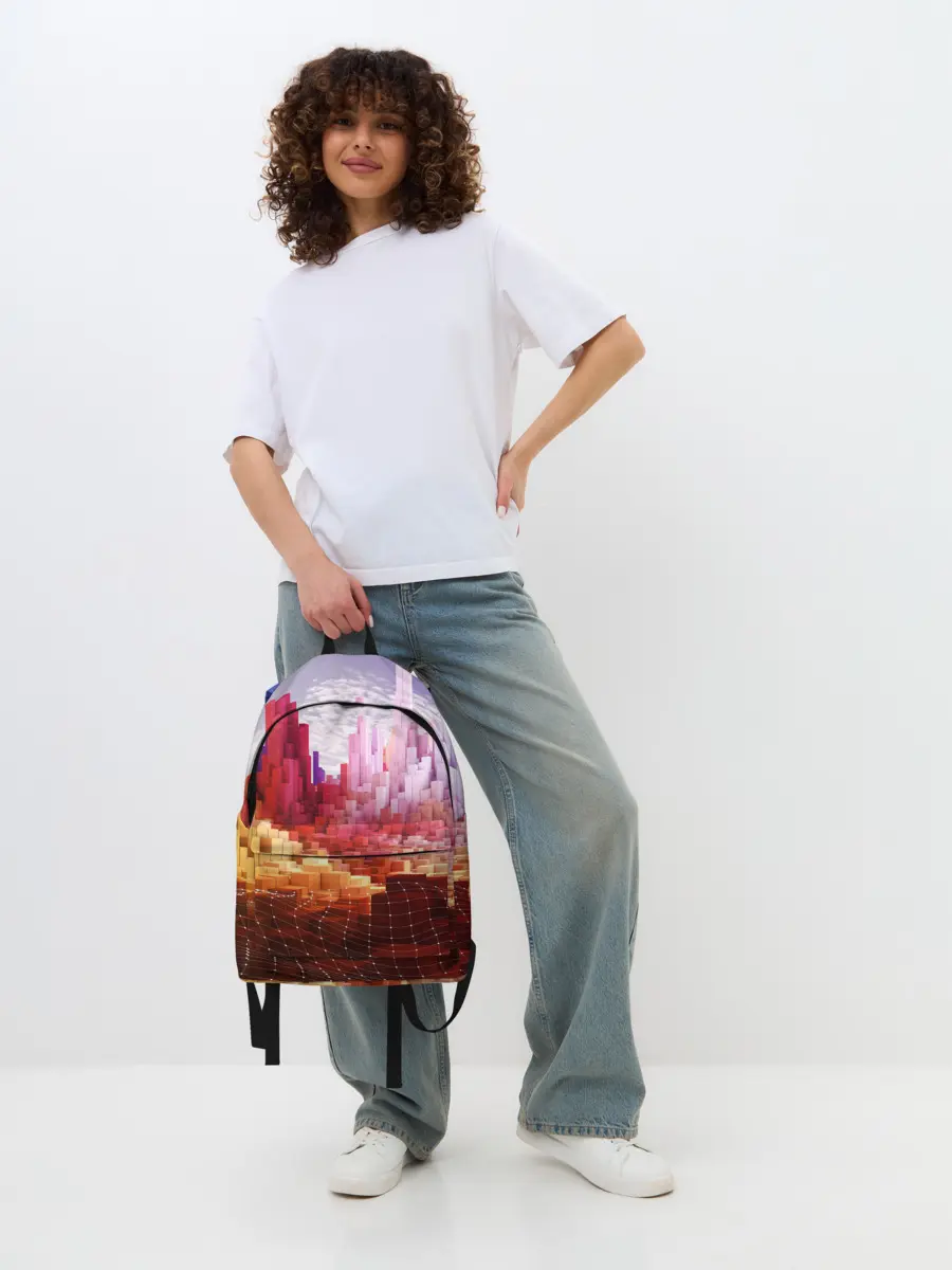 Рюкзак джинсовый / Симуляция города