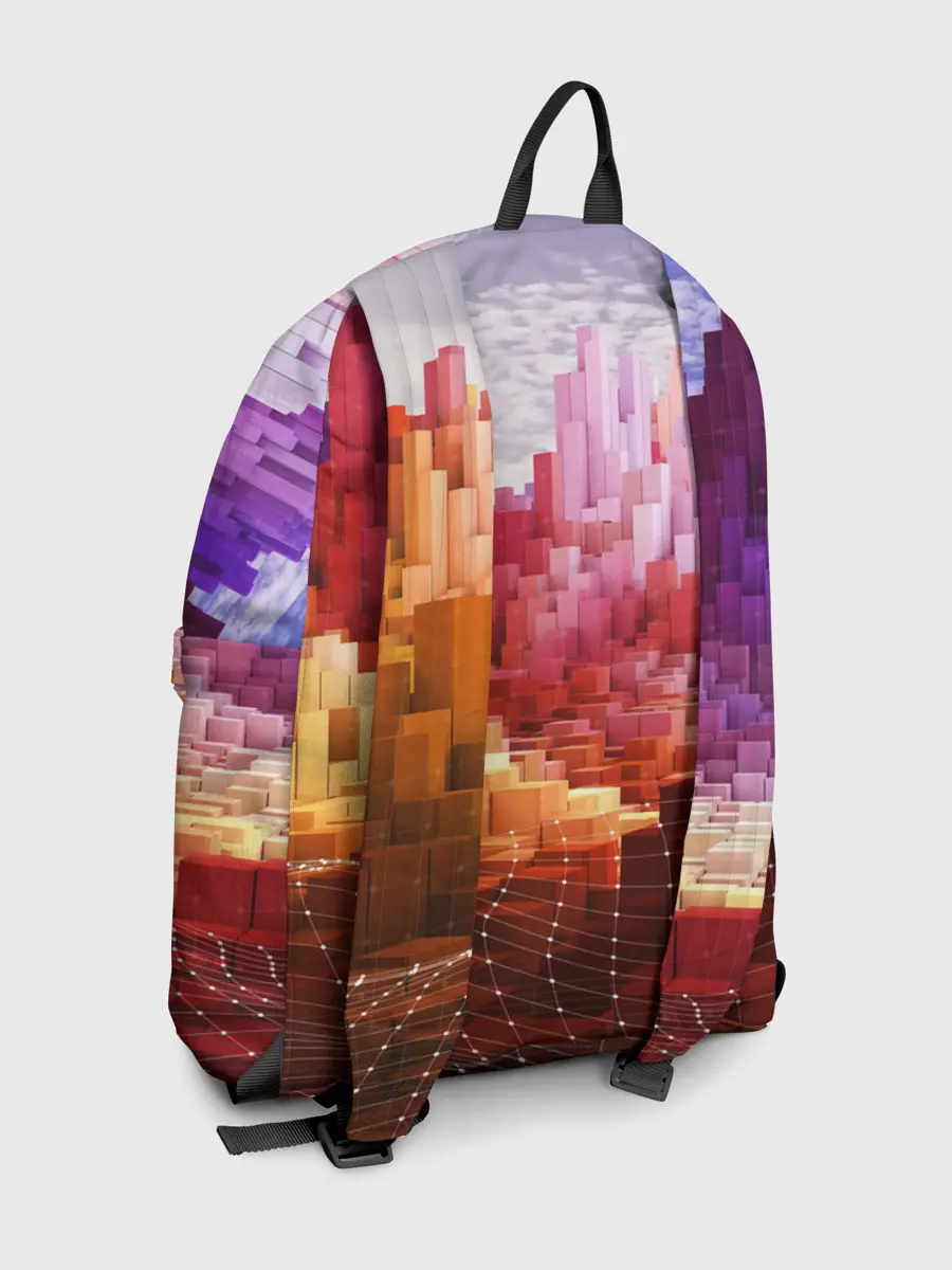 Рюкзак джинсовый / Симуляция города