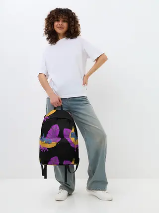 Рюкзак джинсовый / Тропики