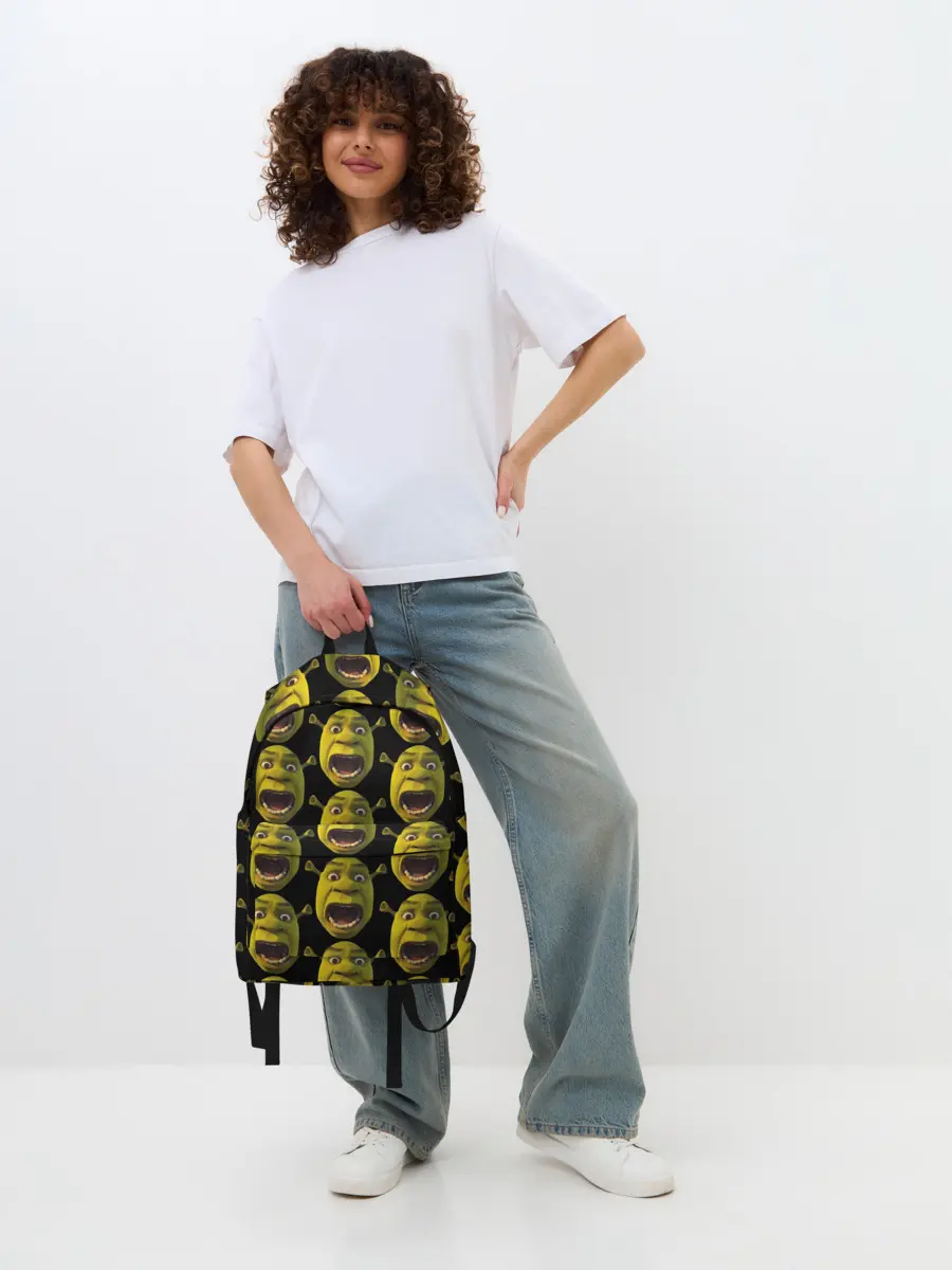 Рюкзак джинсовый / ШРЕК НАВСЕГДА