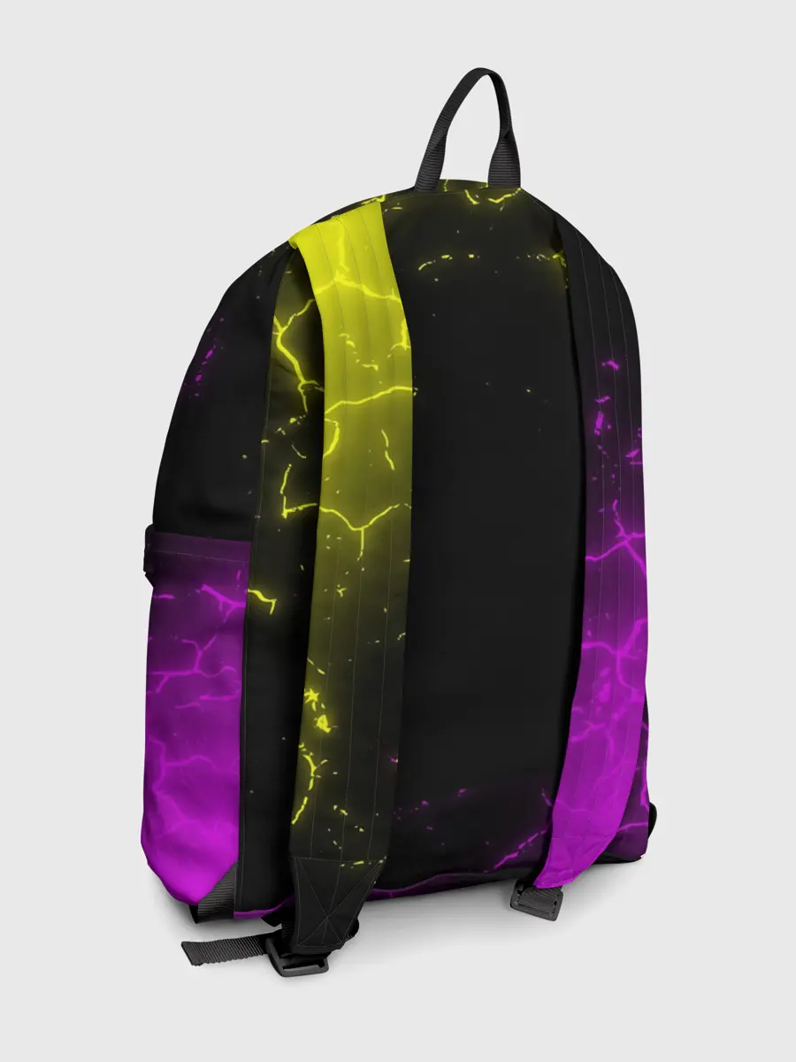 Рюкзак джинсовый / PUBG RETRO NEON / ПАБГ НЕОН