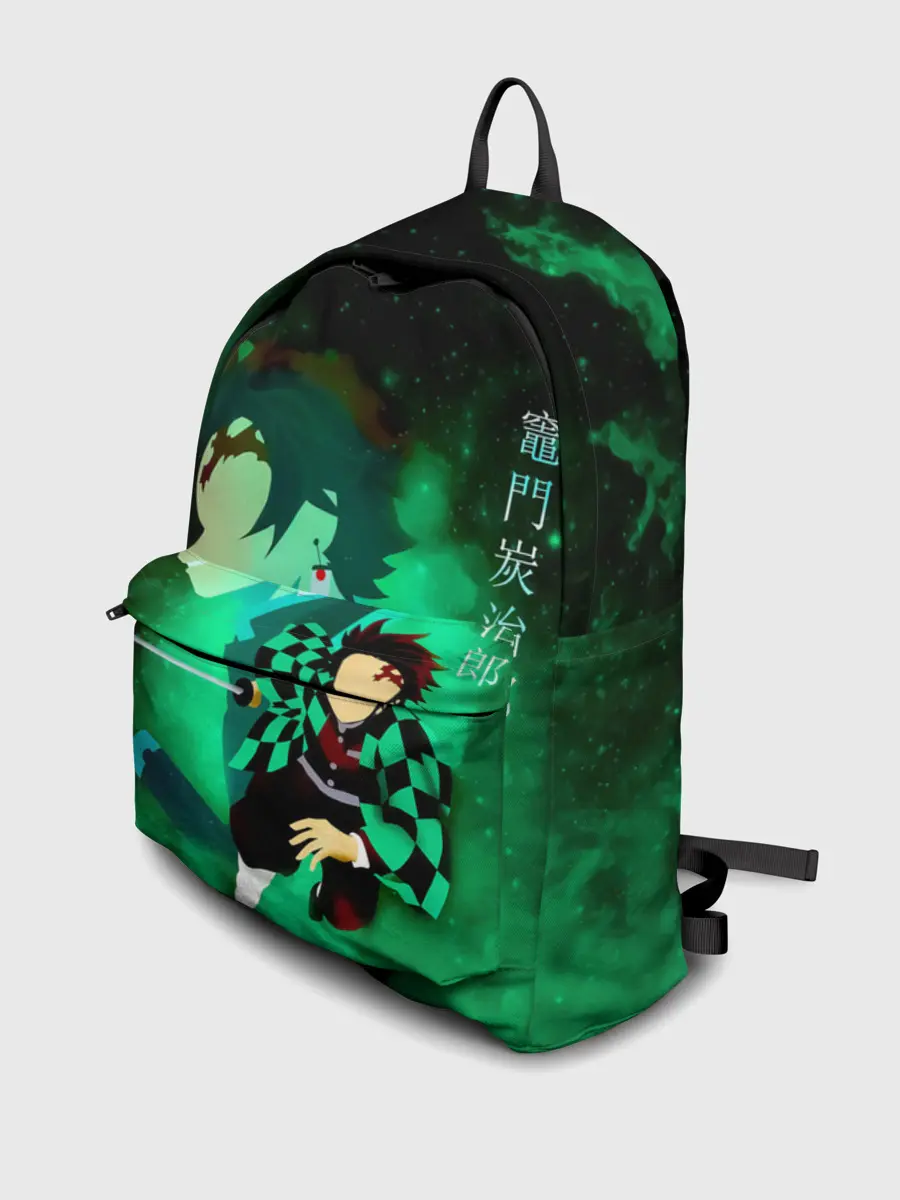 Рюкзак джинсовый / Танджиро Камадо Kimetsu no Yaiba