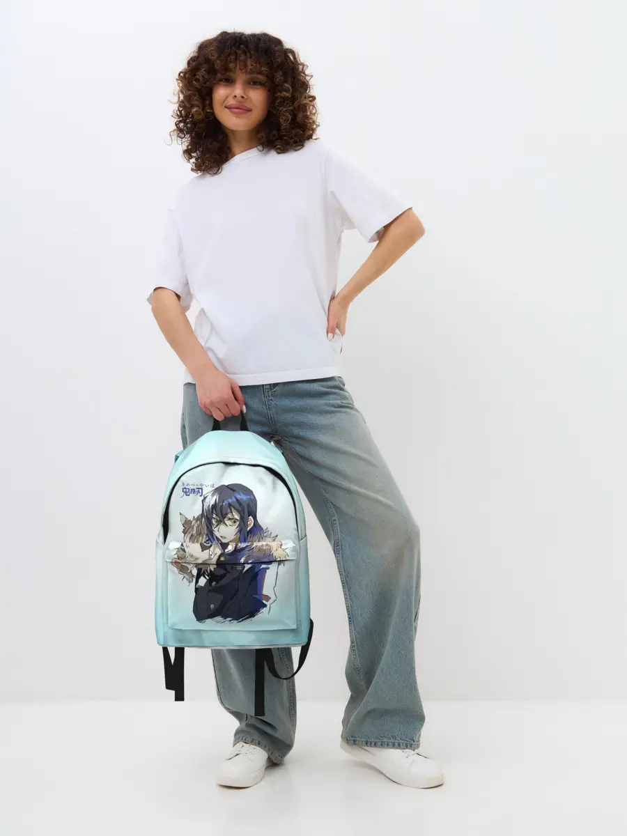 Рюкзак джинсовый / Иноске Хашибира Kimetsu no Yaiba