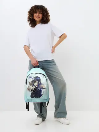 Рюкзак джинсовый / Иноске Хашибира Kimetsu no Yaiba