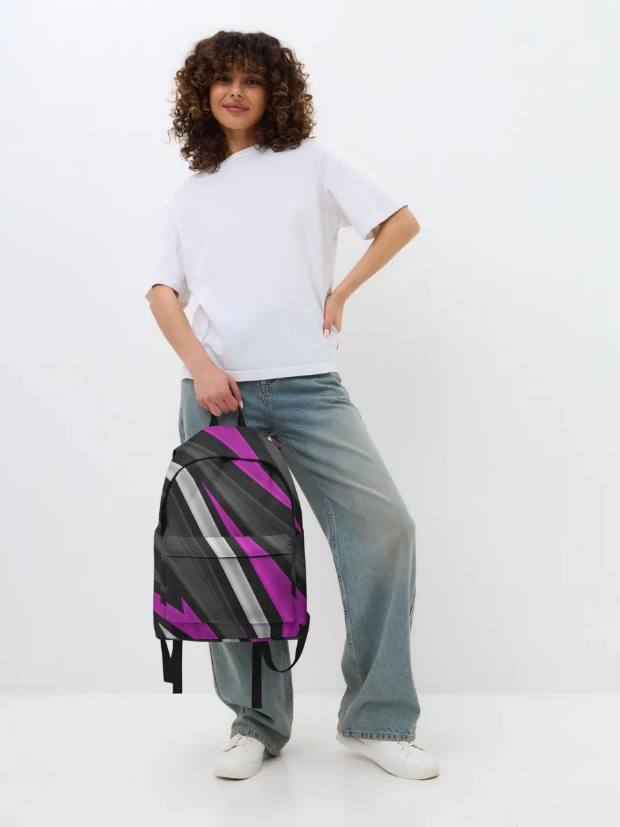 Рюкзак джинсовый / Спортивные линии