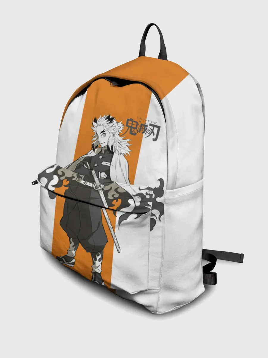 Рюкзак джинсовый / Кёджуро Ренгоку Kimetsu no Yaiba