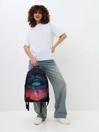 Рюкзак джинсовый / Глаза в небе