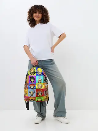 Рюкзак джинсовый / ONE PIECE / ВАН ПИС / УЗОР