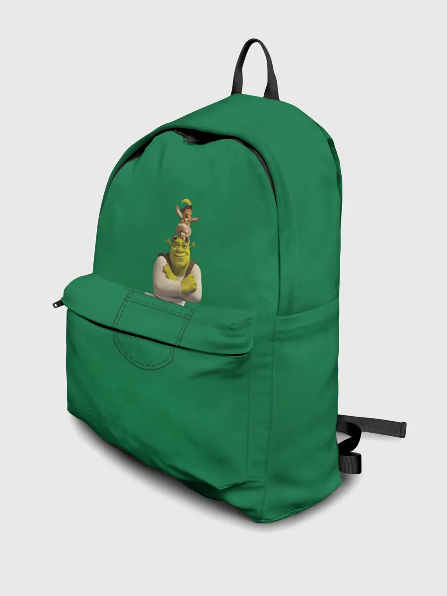 Рюкзак джинсовый / Шрек. Трио в кармане