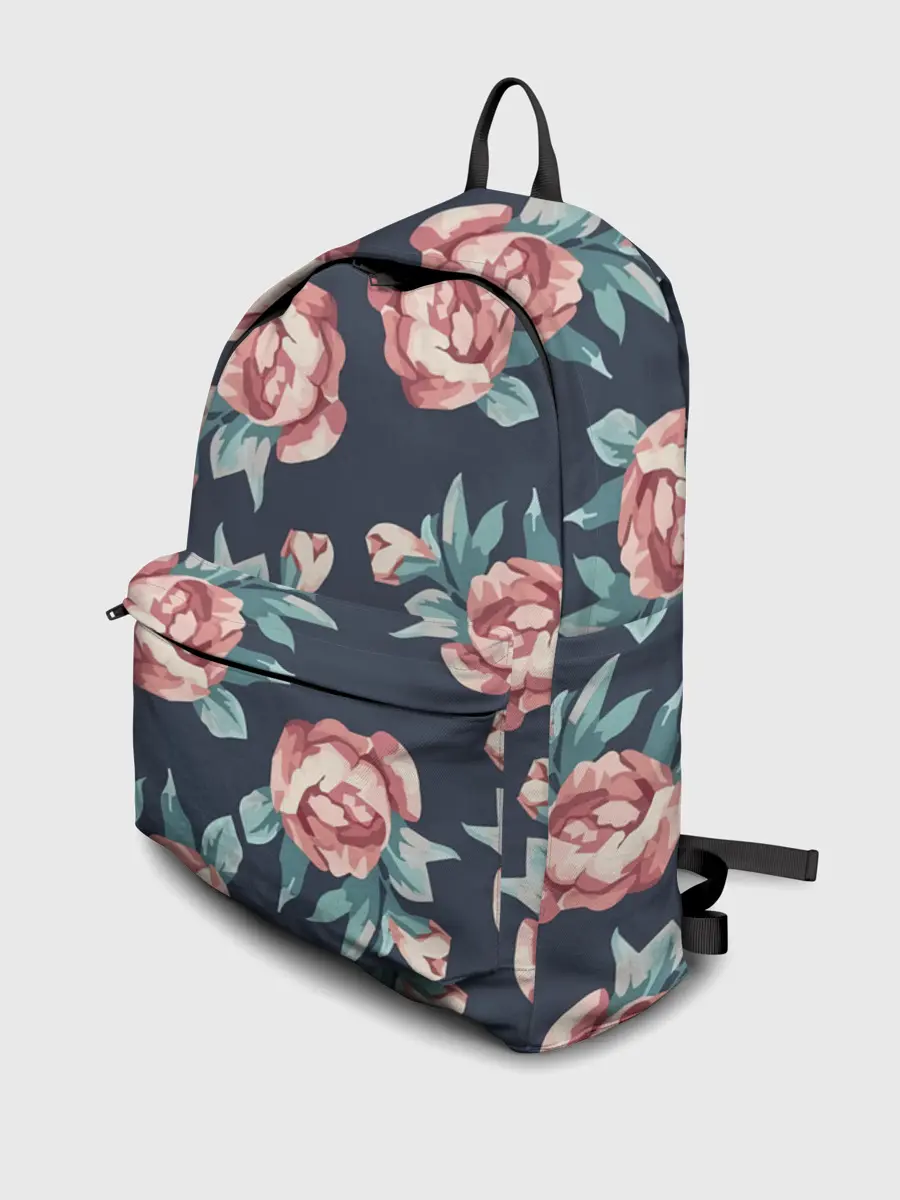 Рюкзак джинсовый / Розы
