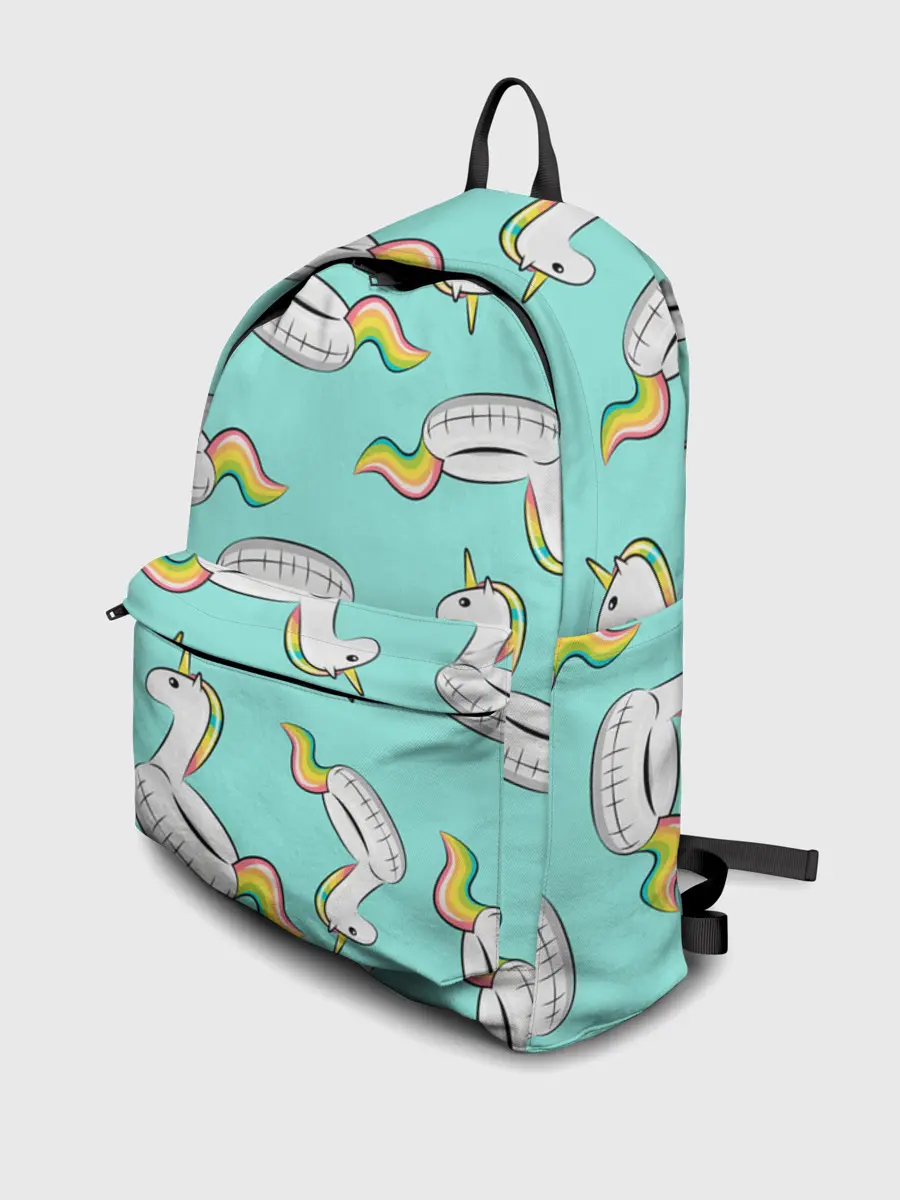 Рюкзак джинсовый / Единорог | Круг