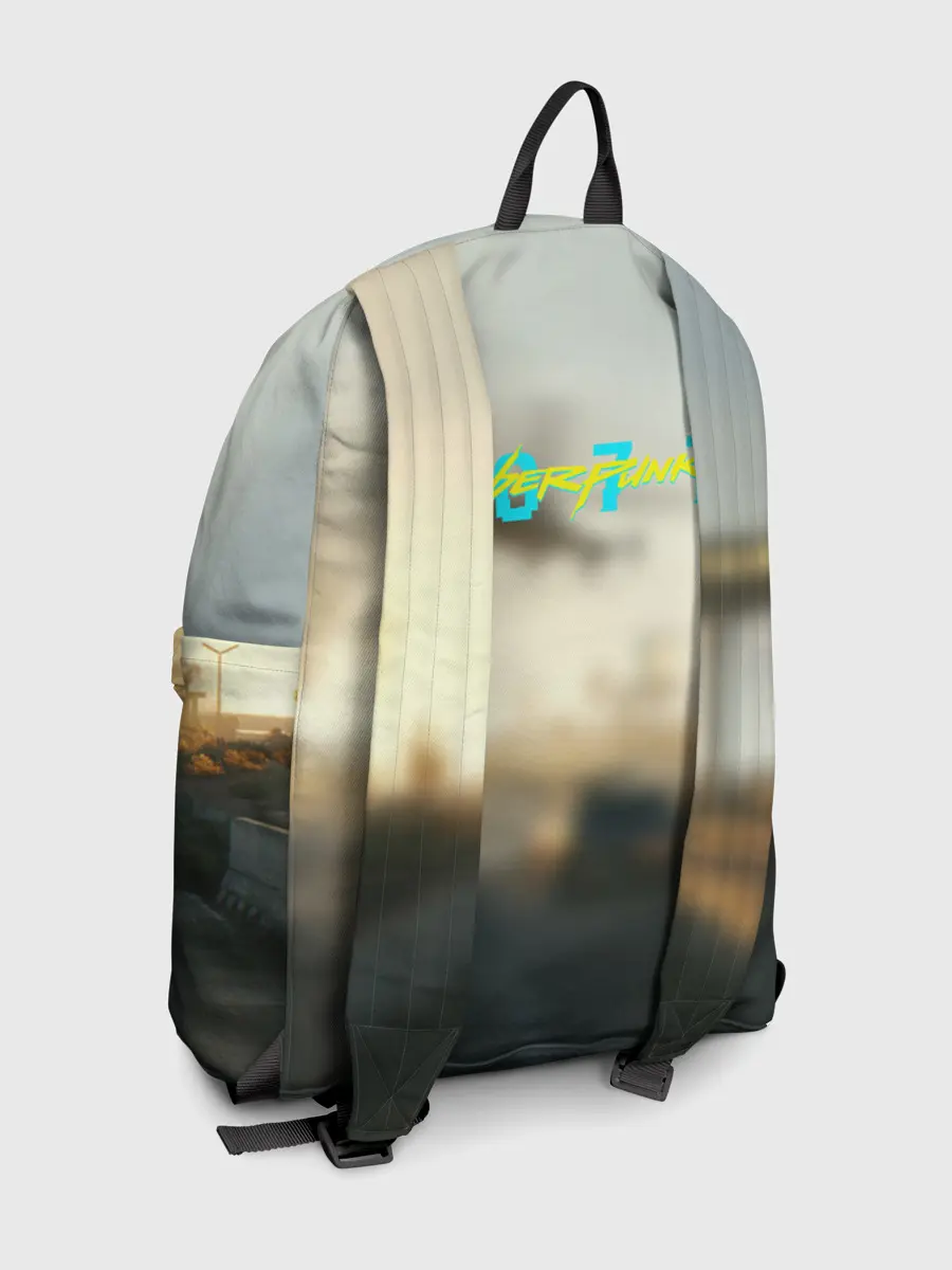 Рюкзак джинсовый / CYBERPUNK 2077 | КИБЕРПАНК