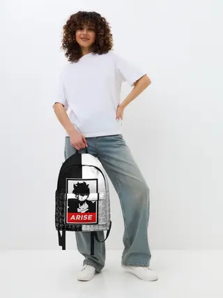 Рюкзак джинсовый / СОН ДЖИН ВУ / SOLO LEVELING