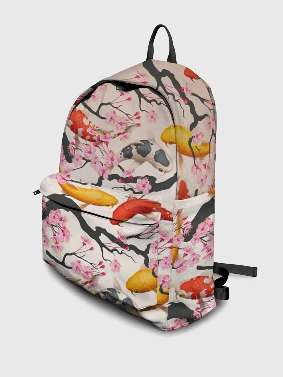 Рюкзак джинсовый / Рыбы